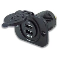 Incarcator Dublu USB Negru