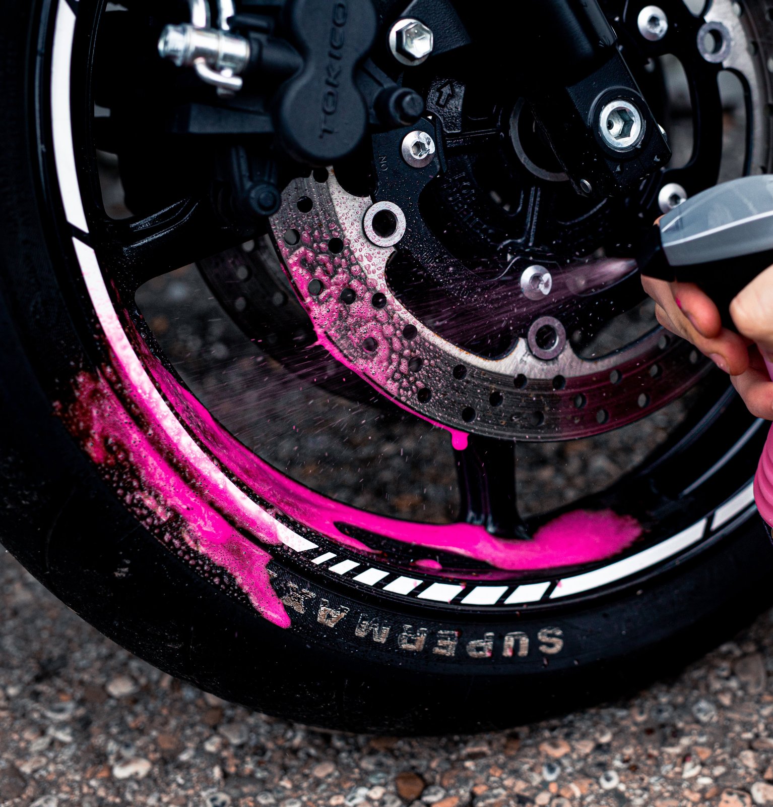 Soluție de curățare pentru jante de motocicletă S100 Rim Cleaner, 500 ml
