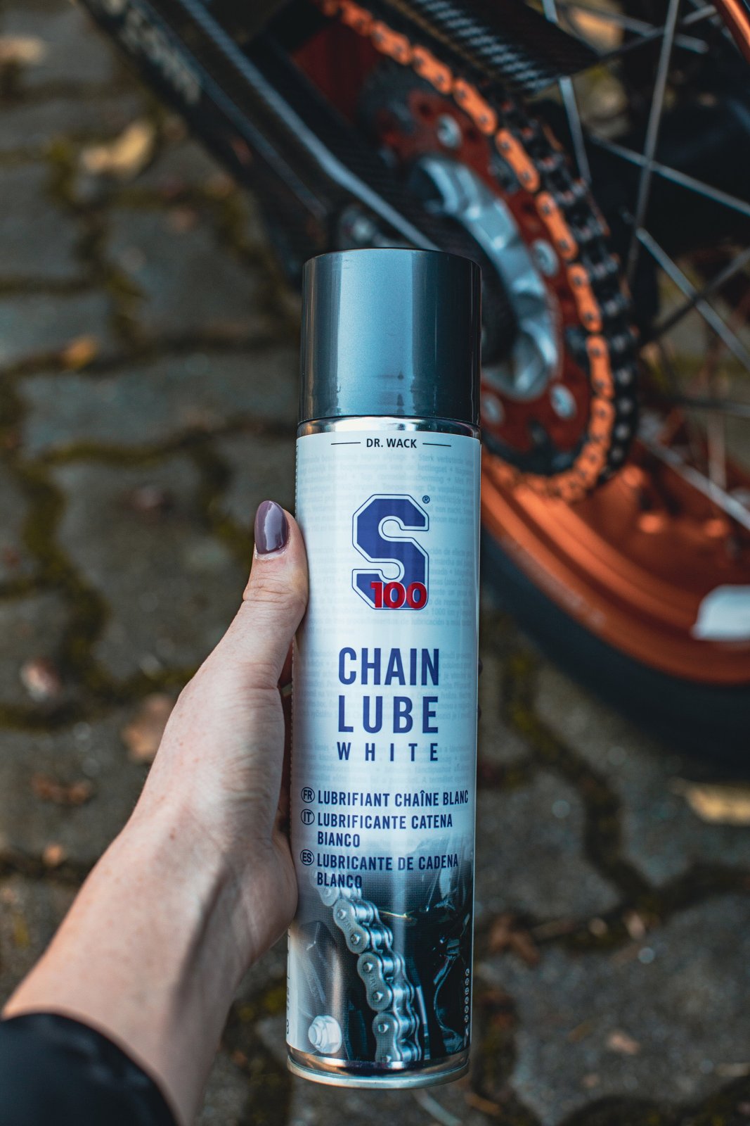 Spray alb pentru lanț S100 Chain Lube White