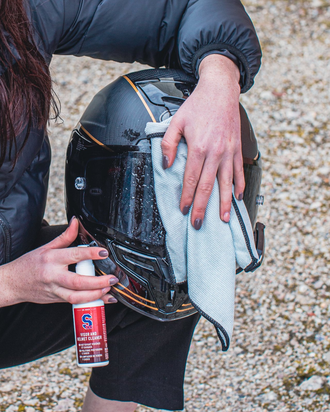 Soluție de curățare pentru viziere și căști S100 Visor & Helmet Cleaner