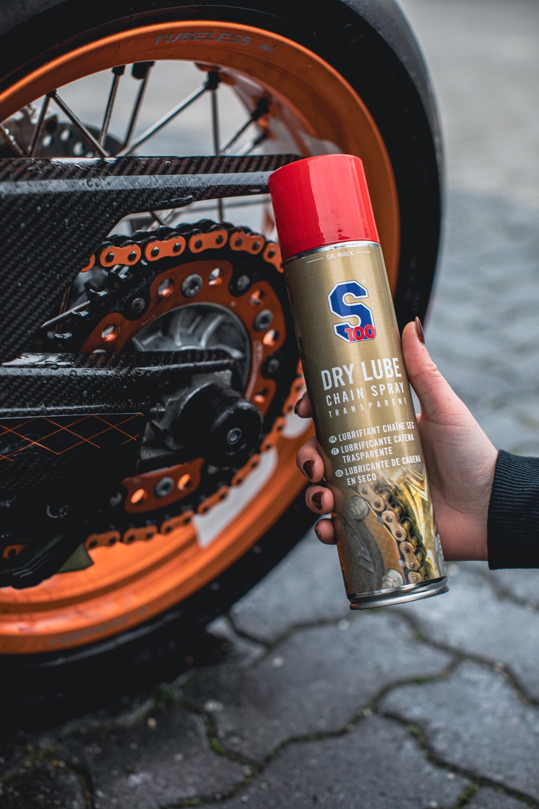Spray de lanț cu lubrifiere uscată S100 Dry Lube Chain Spray