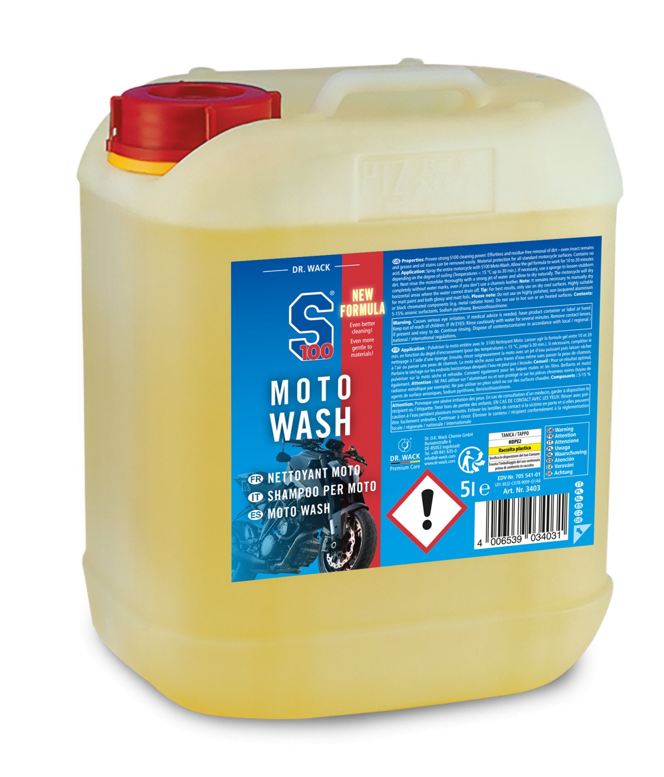 Soluție de curățare pentru motocicletă S100 Moto Wash