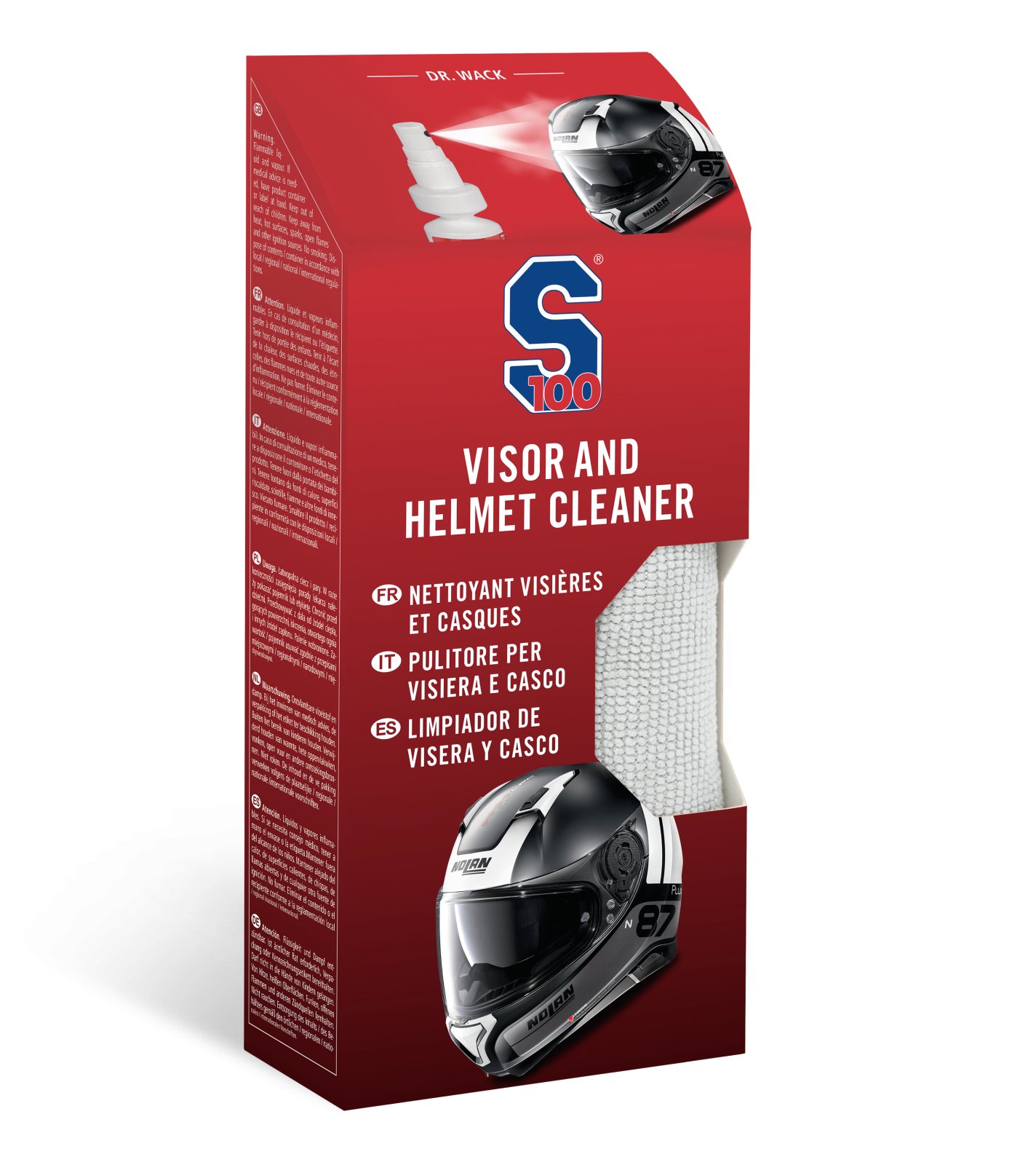 Soluție de curățare pentru viziere și căști S100 Visor & Helmet Cleaner