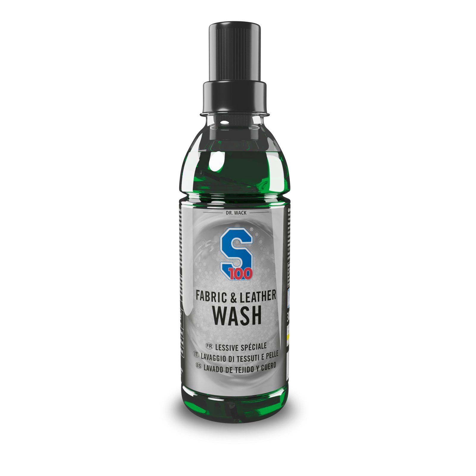 Detergent pentru îmbrăcăminte moto din textil și piele S100 Fabric & Leather Wash, 300 ml