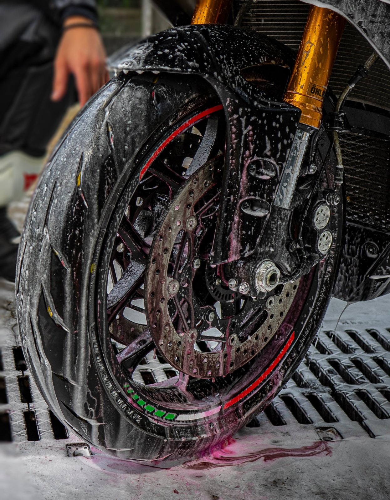 Soluție de curățare pentru jante de motocicletă S100 Rim Cleaner, 500 ml