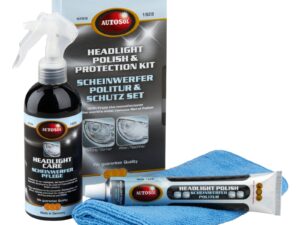 Set de lustruire și protecție pentru faruri AUTOSOL Headlight Polish & Protection Kit