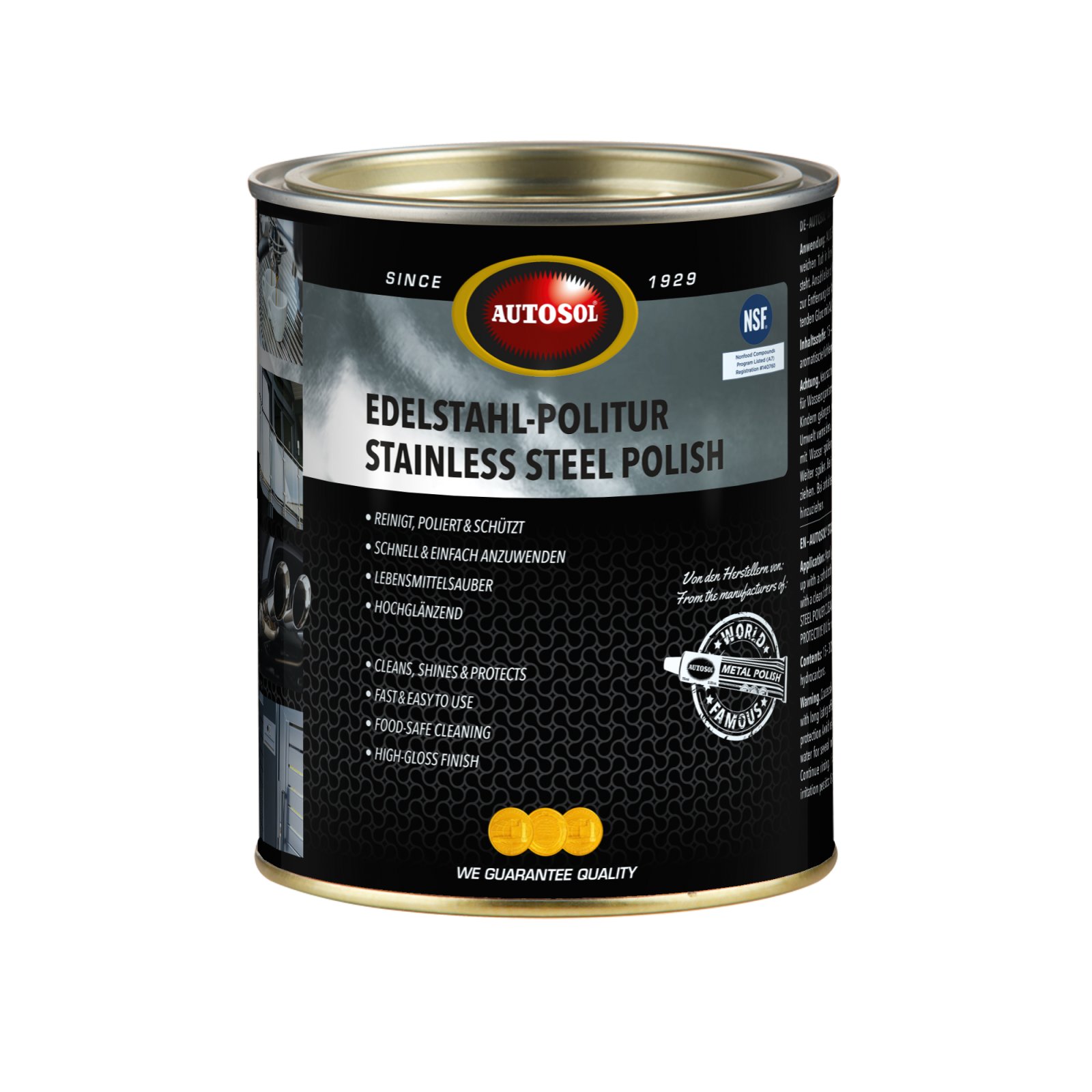 Polish pentru oțel inoxidabil AUTOSOL Stainless Steel Polish