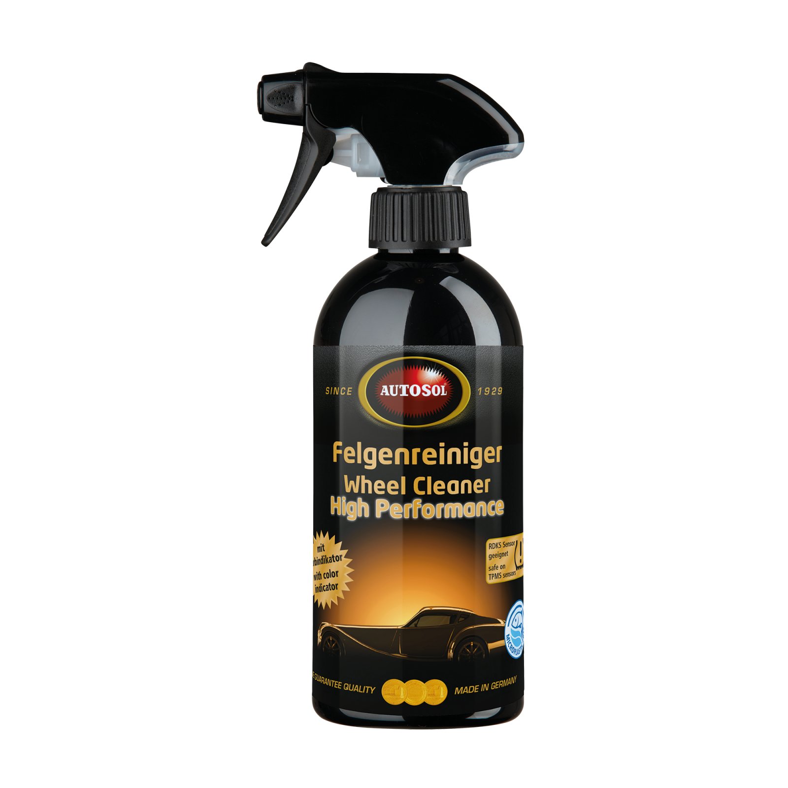 Soluție de curățare pentru jante AUTOSOL Wheel Cleaner High Performance, 500 ml