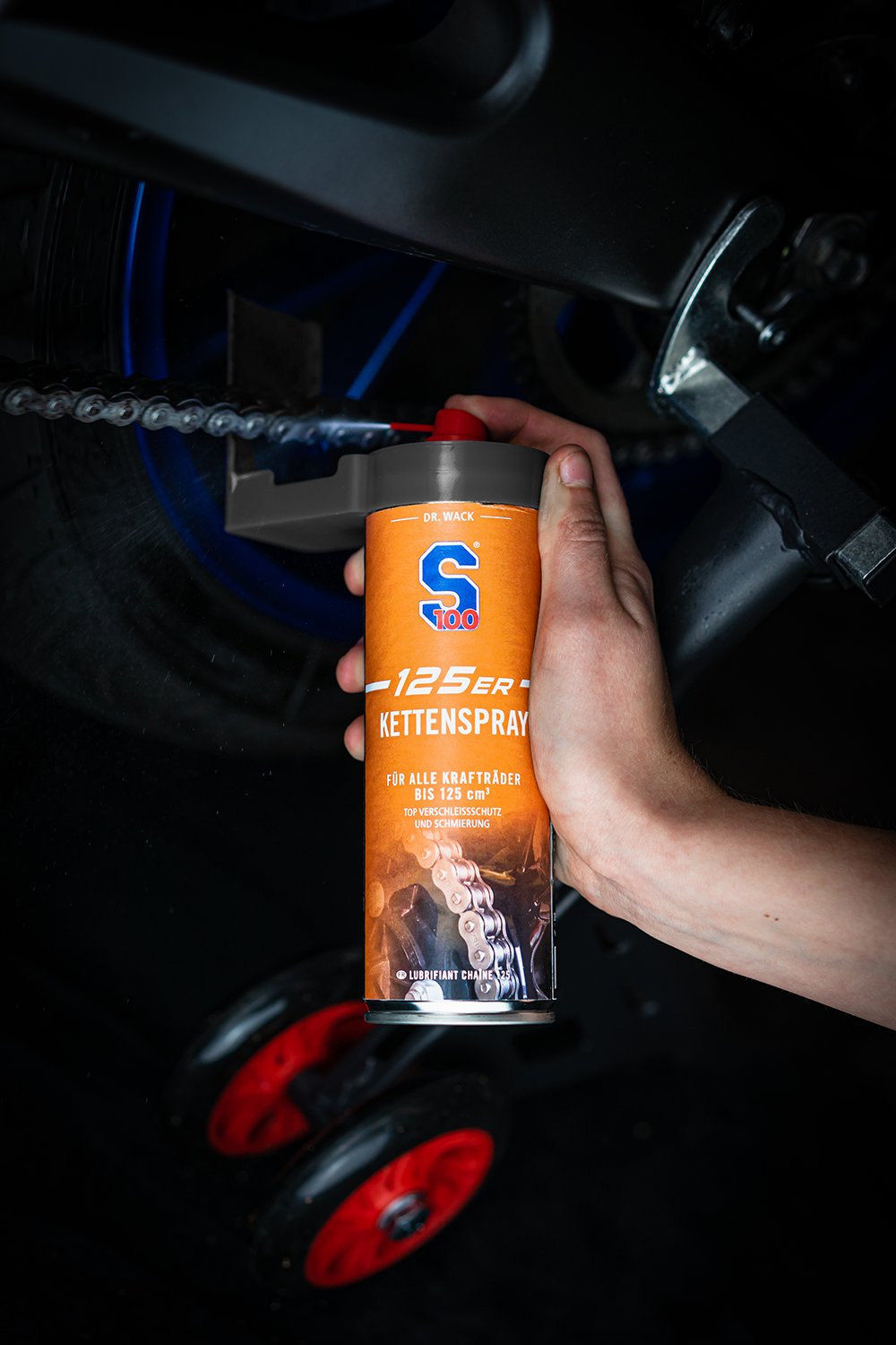 Spray pentru lanț de motociclete până la 125 cm³ S100 125er Kettenspray, 300 ml
