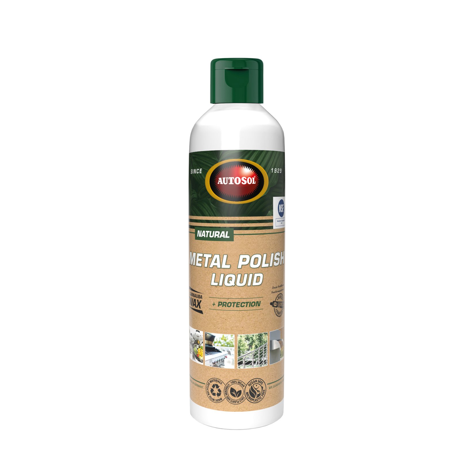 Polish lichid natural pentru metale AUTOSOL Metal Polish Liquid Natural, 250 ml
