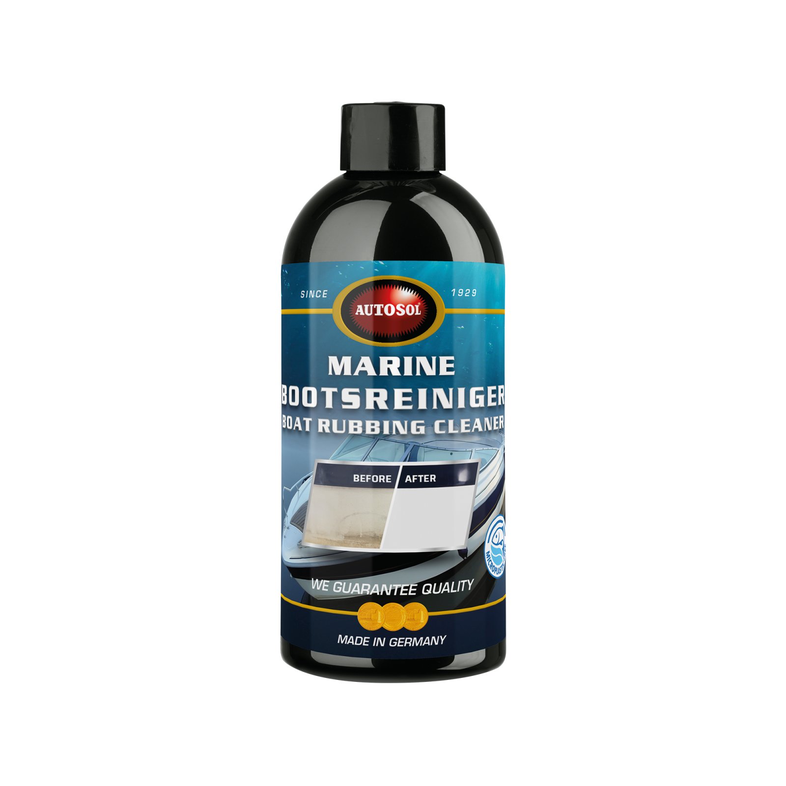 Soluție de curățare și lustruire AUTOSOL Marine Boat Rubbing Cleaner, 500 ml