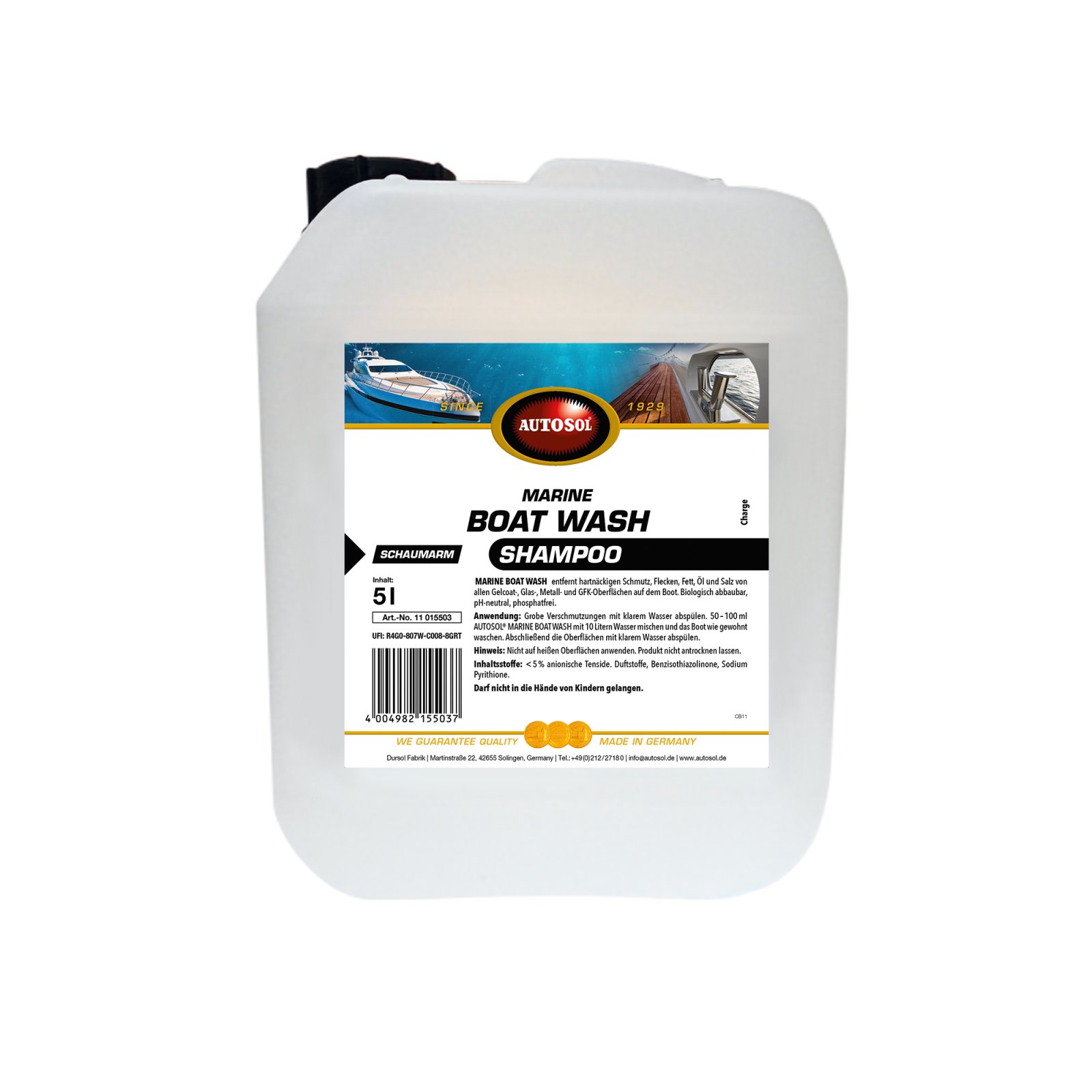 Șampon fără spumă pentru ambarcațiuni AUTOSOL Marine Boat Wash - Foamless Shampoo